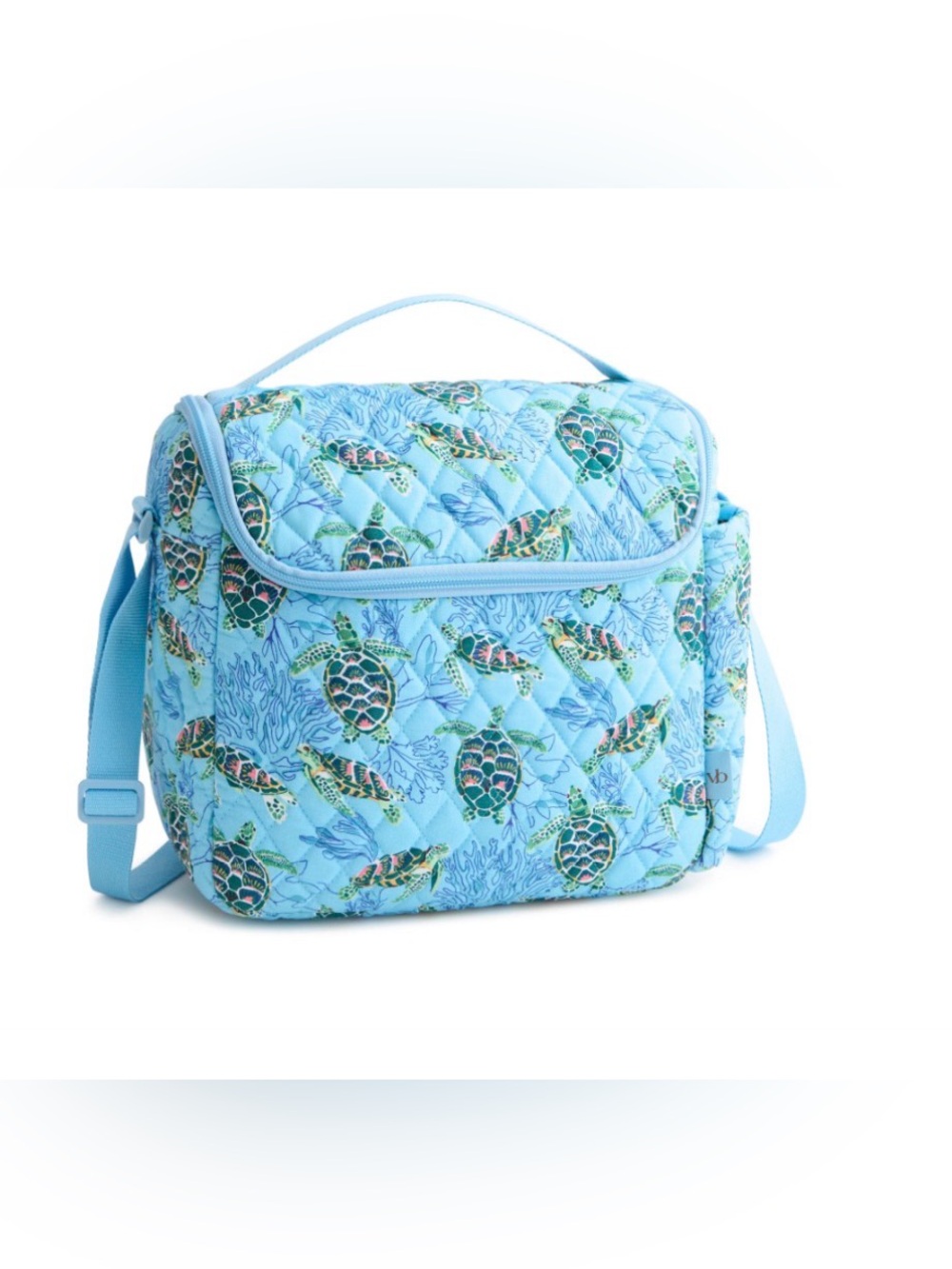 Vera Bradley lunch crossbody in sea turtles and coral